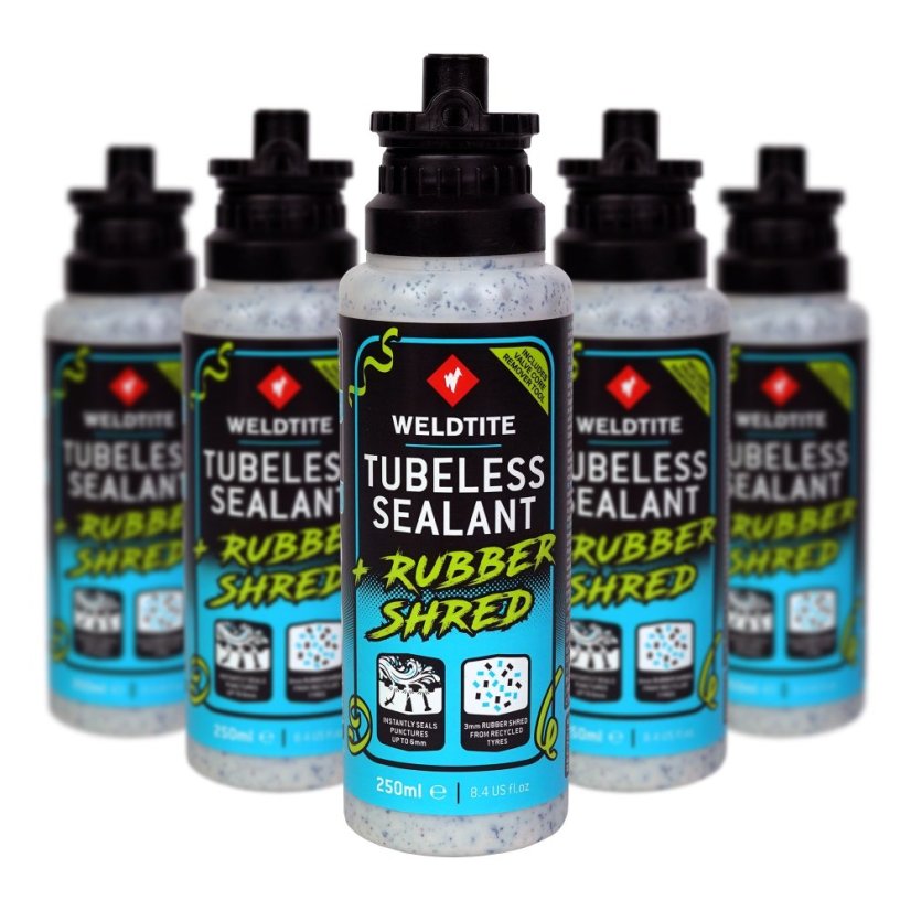 WELDTITE  Tmel na bezdušové pláště Tubeless Sealant s Rubber Shred