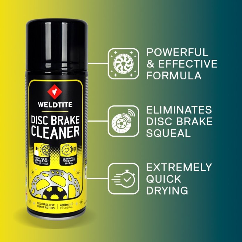 WELDTITE  Disc Brake Cleaner Spray (400ml) Aerosol