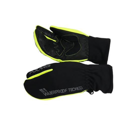 Polaris Trigger Waterproof rukavice Black/Fluo - Velikost: L