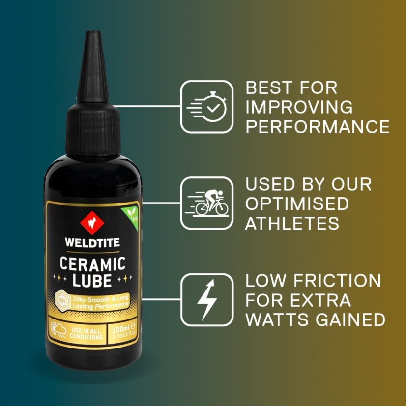 WELDTITE Mazací olej na reťaz TF2 Endurance Ceramic Oil 100ml