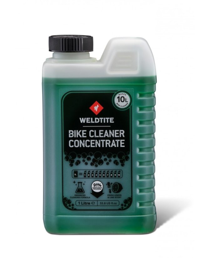 WELDTITE Čistiaci prípravok na bicykle koncentrát Cleaner Concentrate (1l) Limetka