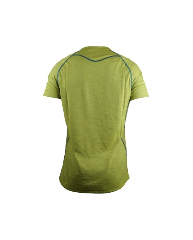 Switch Baselayer SS, sedo-limetková - Velikost: M