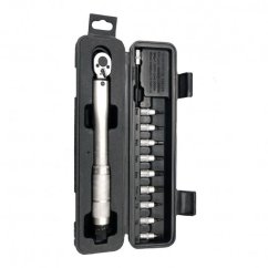 WELDTITE Momentový klúč CycloTools so sadou nástavcov 1/4 Drive Torque Wrench (2 - 24Nm) with Tools