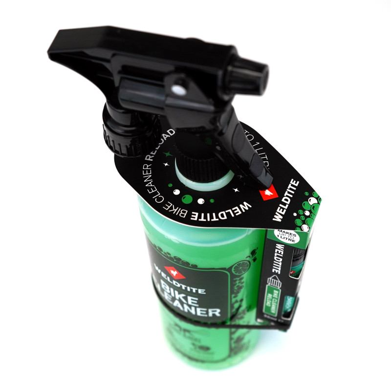 WELDTITE Čistiaci prípravok na bicykle s rozprašovačom (1l) Limetka s koncentrátom (30ml)