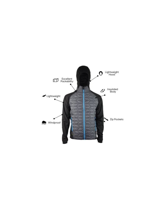 Tor insulate jacket modrá - Velikost: XL