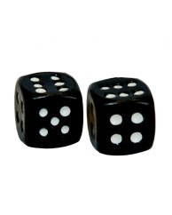 WELDTITE  čepička na auto ventil Black Dice 2ks
