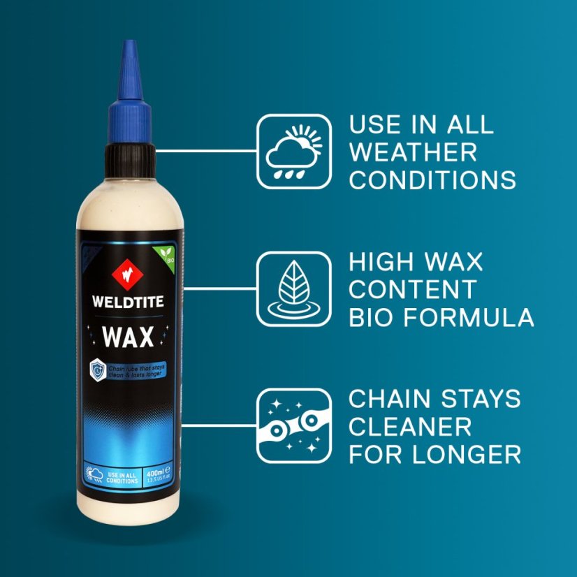 WELDTITE Mazací olej na řetěz WAX 400ml