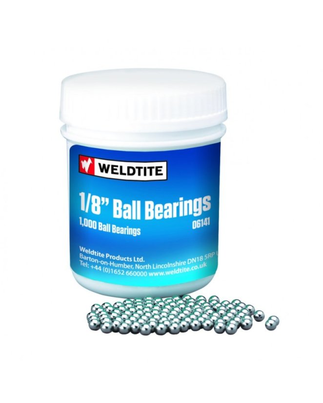 WELDTITE Ložiskové guľočky 1/8 Ball Bearings (1000)