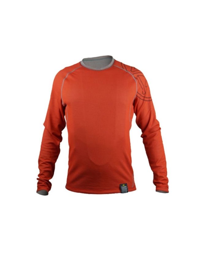 Switch Baselayer LS, šedo-oranžová - Velikost: L