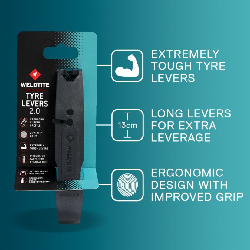 WELDTITE Sada 2ks montážna páčka Tyre Lever 2.0