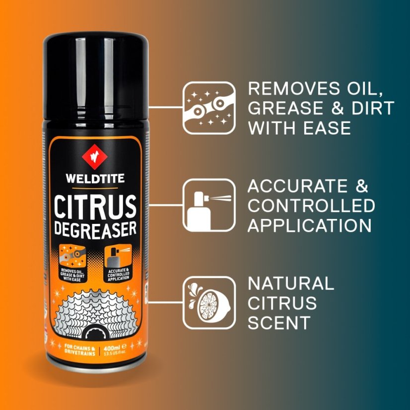 WELDTITE Odmašťovač Citrus Degreaser spray 400ml