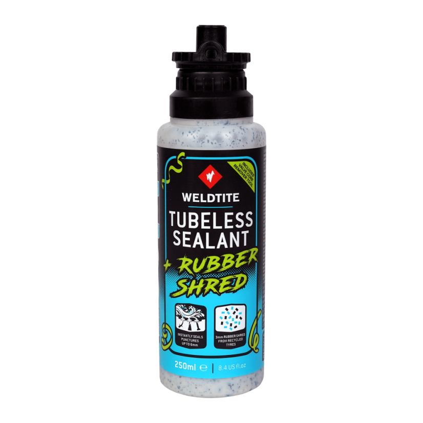 WELDTITE  Tmel na bezdušové pláště Tubeless Sealant s Rubber Shred