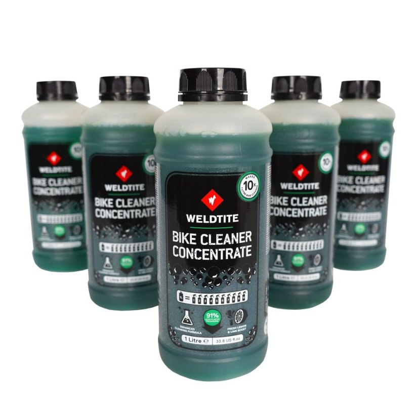 WELDTITE  Čistiaci prípravok na bicykle koncentrát Cleaner Concentrate (1l) Limetka