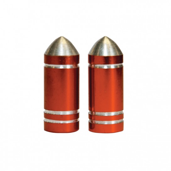 WELDTITE čiapočka na auto ventil Orange Bullet 2ks