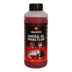 WELDTITE Minerálny olej do bŕzd Shimano Brake Fluid 1 liter