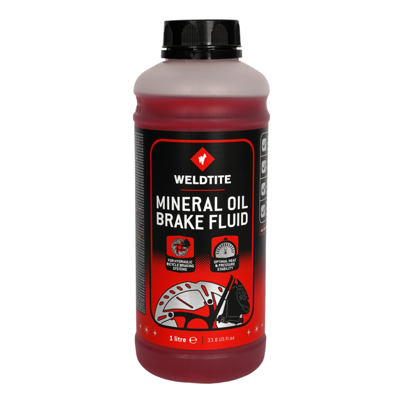 WELDTITE Minerálny olej do bŕzd Shimano Brake Fluid 1 liter