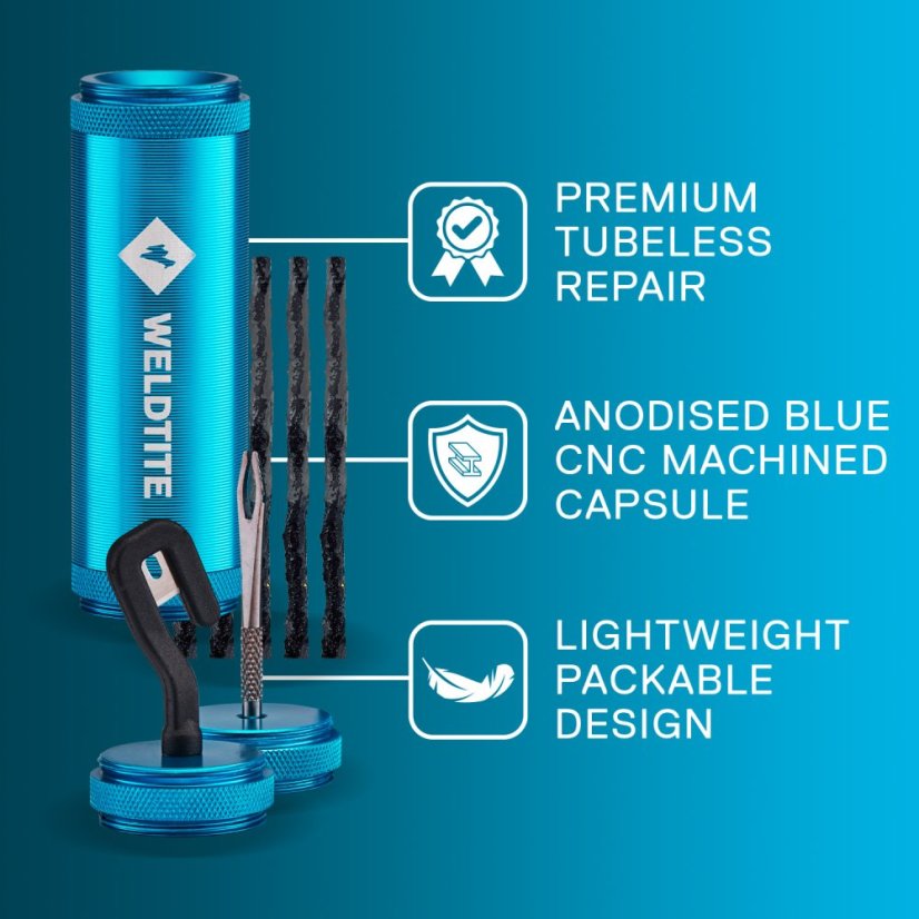 WELDTITE  Tubeless Repair Capsule - pre vonkajšie použitie